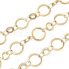 304 Stainless Steel Ring Link Chains CHS-G044-05G-01-1