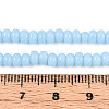 Opaque Spray Painted Glass Beads GLAA-ZX008-4mm-18J-4