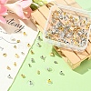 142Pcs 8 Style Brass & Silicone Earring Nuts KK-YW0001-43-6