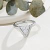 304 Stainless Steel & Cubic Zirconia Finger Rings WGD9E62-02-1