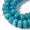 Dyed Natural White Jade Beads Strands G-G107-A08-01-2
