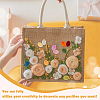 54Pcs 9 Colors Handicraft Milk Cotton Knitting Leaf Ornament Accessories DIY-FG0004-82-7