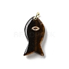 Natural & Synthetic Mixed Gemstone Pendants G-Z102-02G-2