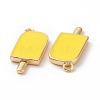 Ion Plating(IP) Brass Enamel Pendants KK-A168-16-02G-3