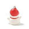 Christmas Theme Opaque Resin Pendants RESI-I336-01P-08-3
