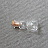 Gourd Shape Miniature Glass Bottles BOTT-PW0008-04-1