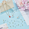 120Pcs 2 Colors Brass Peg Bails Pendants KK-WR0001-58-4