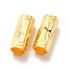 Rack Plating Brass European Beads KK-I688-09G-2
