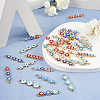 50Pcs 25 Styles Alloy Enamel Connector Charms FIND-TA0003-23-5