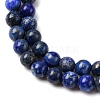 Natural Lapis Lazuli Bead Strands G-G953-03-6mm-7