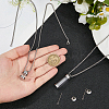 Transparent Glass Wishing Bottle Pendant NJEW-HS0001-01P-3