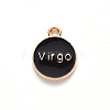 Alloy Enamel Pendants ENAM-S124-01B-08B-3