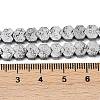 Electroplated Natural Lava Rock Beads Strands G-K388-04A-07-4