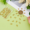 50Pcs PVD Vacuum Plating 304 Stainless Steel Lobster Claw Clasps STAS-DC0017-15-3