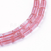 Cherry Quartz Glass Beads Strands G-F600-01-3