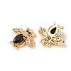 Brass Micro Pave Cubic Zirconia Pendants KK-A284-16G-01-2