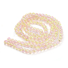 Spray Painted Crackle Glass Beads Strands X-CCG-Q002-6mm-03-3