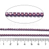 Iron Rhinestone Glass Cup Chain CH-U001-01V-3