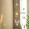 Crystal Glass & Brass & Iron Sun Catcher Pendant PW-WGF19EC-02-1
