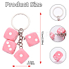 Plastic Keychain KEYC-YW00159-01-3