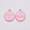 Alloy Enamel Pendants X-ENAM-S124-01B-09A-1
