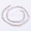 Natural Grey Agate Beads Strands X-G-G580-4mm-08-2