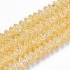 Crackle Glass Beads GLAA-S192-004G-2