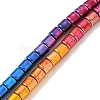 Baking Painted Synthetic Non-magnetic Hematite Beads Strands G-C136-G01-01-1