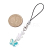 Star & Butterfly Glass Pendant Decorations HJEW-JM02529-4