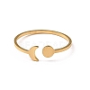 304 Stainless Steel Open Cuff Rings RJEW-Q808-01A-G-2