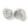 Round Brass Hoop Earrings EJEW-L211-011E-P-2
