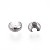 304 Stainless Steel Crimp Beads Covers STAS-S117-011A-1