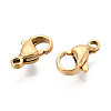 304 Stainless Steel Lobster Claw Clasps STAS-T065-11mm-34G-2