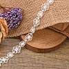 Lace Trim Nylon Ribbon for Jewelry Making ORIB-F001-21-1