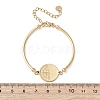 Religion 304 Stainless Steel Link Bracelets for Women BJEW-F524-02A-G-5