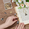 12Pcs 12 Styles Gothic Style Iron Paper Clips AJEW-AR00005-3