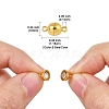 12 Sets 2 Colors Brass Magnetic Clasps KK-FS0001-55A-4
