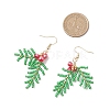 Stainless Steel Glass Dangle Earrings EJEW-MZ00573-4