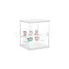 3-Tier Transparent Acrylic Minifigures Display Case ODIS-WH0043-68B-8