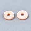 Handmade Polymer Clay Beads Strands CLAY-R089-6mm-T02B-52-4