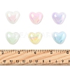 40Pcs UV Plating Acrylic Beads MACR-FS0002-18-5