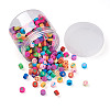 300Pcs Handmade Polymer Clay Colours Beads CLAY-CW0001-02B-13