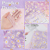 4 Yard Daisy Pattern Nylon Mesh Fabric AJEW-WH0314-459A-4
