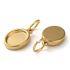 304 Stainless Steel Pendant Cabochon Settings X-STAS-Q308-01G-2