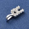 925 Sterling Silver with Cubic Zirconia Charms STER-Q004-01R-S-2