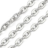 Non-Tarnish 304 Stainless Steel Link Chains CHS-A013-05P-1