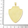 Religion Brass Micro Pave Clear Cubic Zirconia Big Pendants KK-A303-10C-G-3