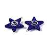Handmade Polymer Clay & Rhinestone & Resin Big Pendants FIND-Q123-02D-2