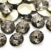 Faceted Diamond Glass Pointed Back Rhinestone Cabochons RGLA-D001-10mm-S21-1