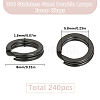 240Pcs 304 Stainless Steel Split Rings FIND-SC0013-62-2